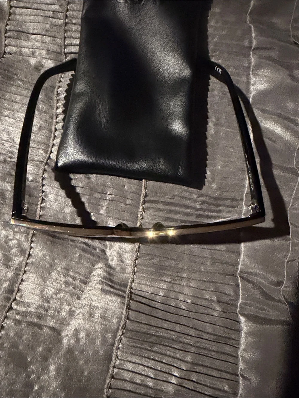 Black Square Frame Sunglasses with Dark Lenses